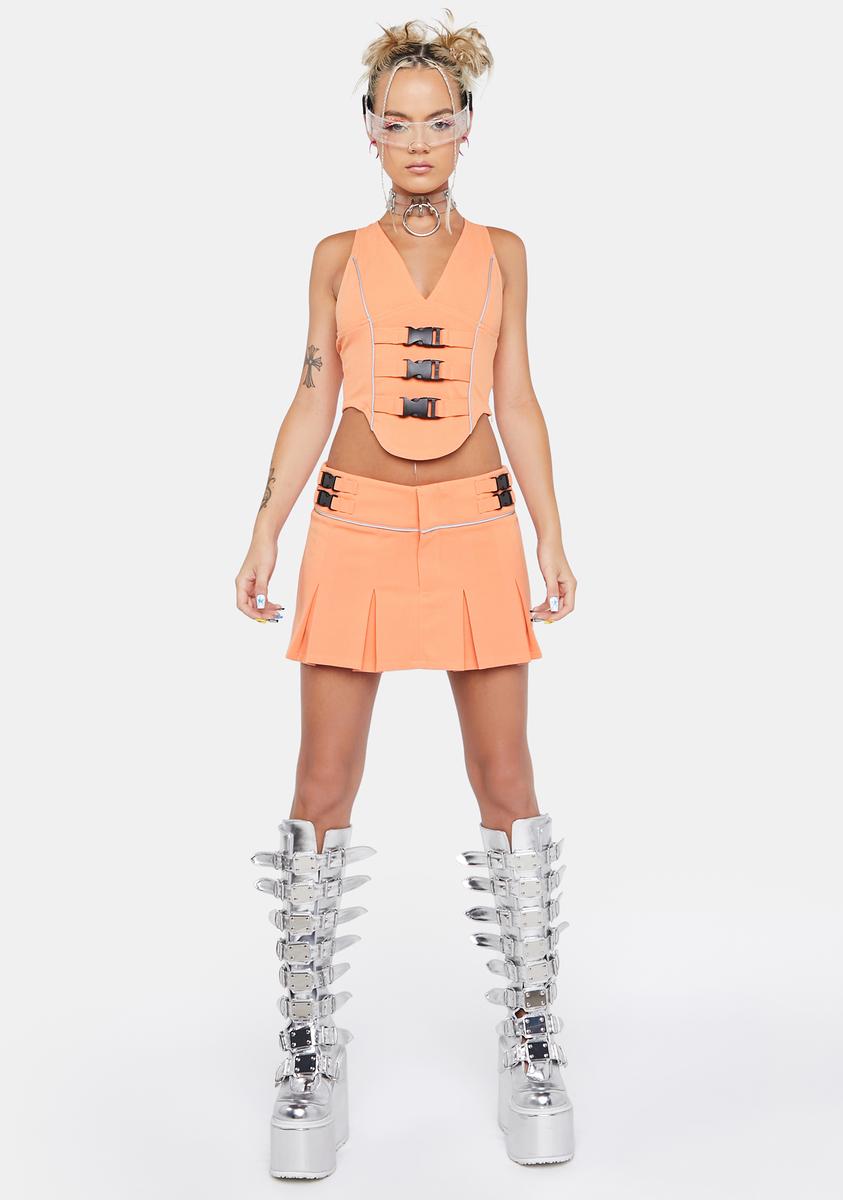Apricot Across The Club Skirt Set - Image 3