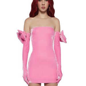 Pretty Perfection Mini Dress Set- Pink