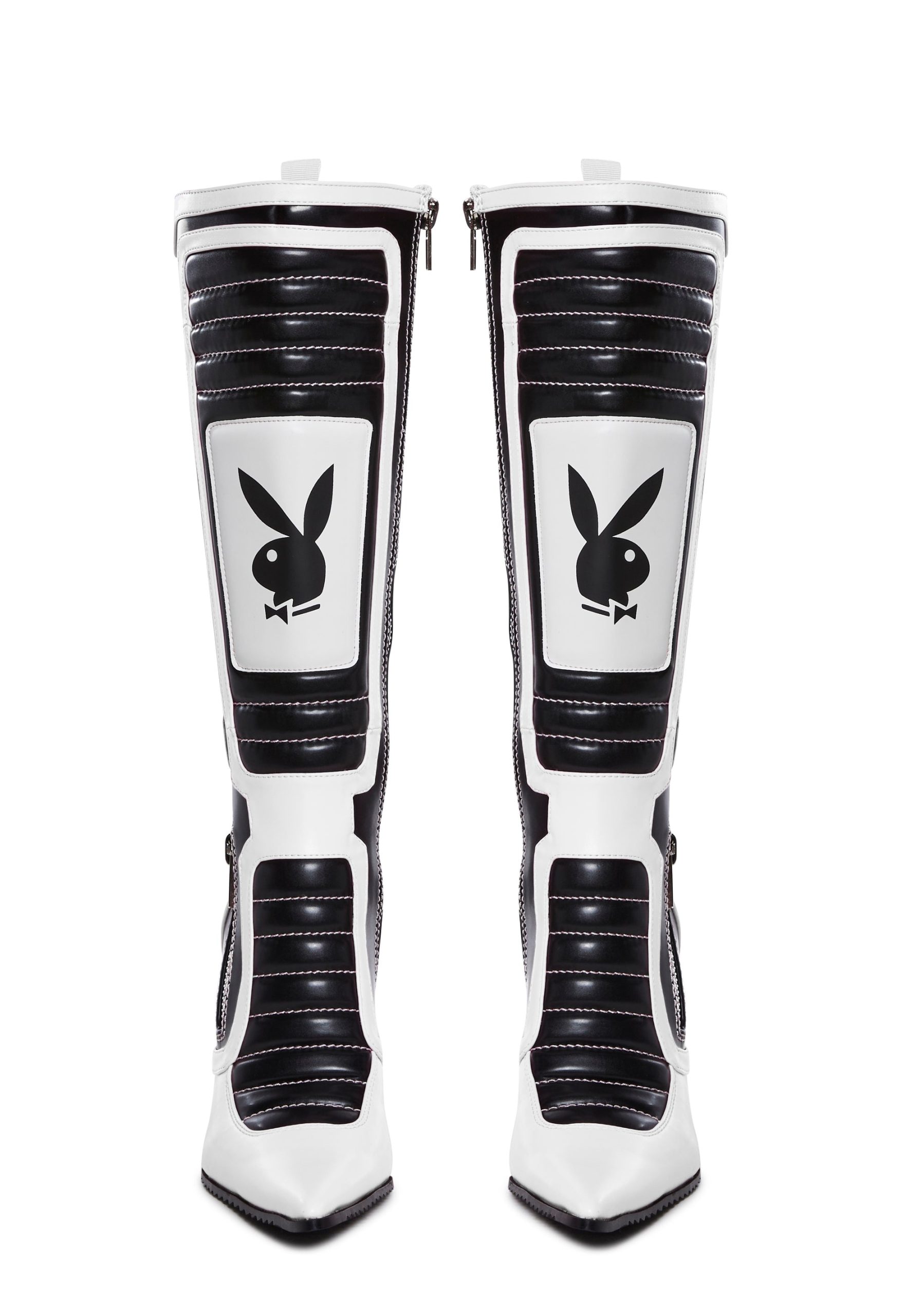 Revved Up Ready Moto Boots - White - Image 3