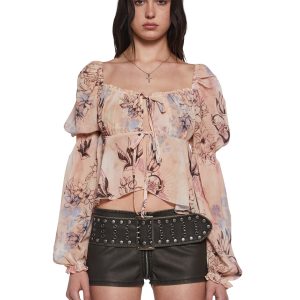 Beside Me Chiffon Blouse