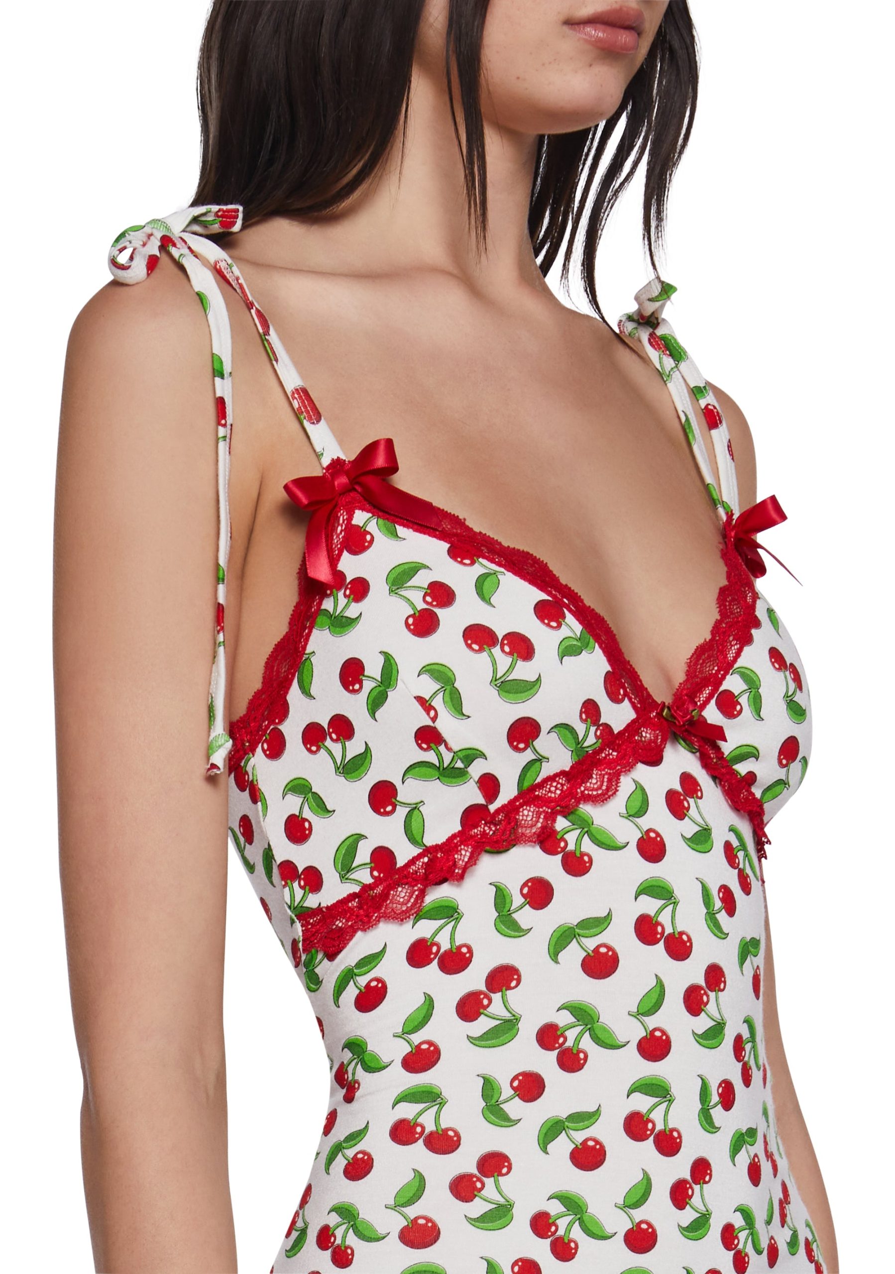 Sweet Sunset Mini Dress - Red - Image 4
