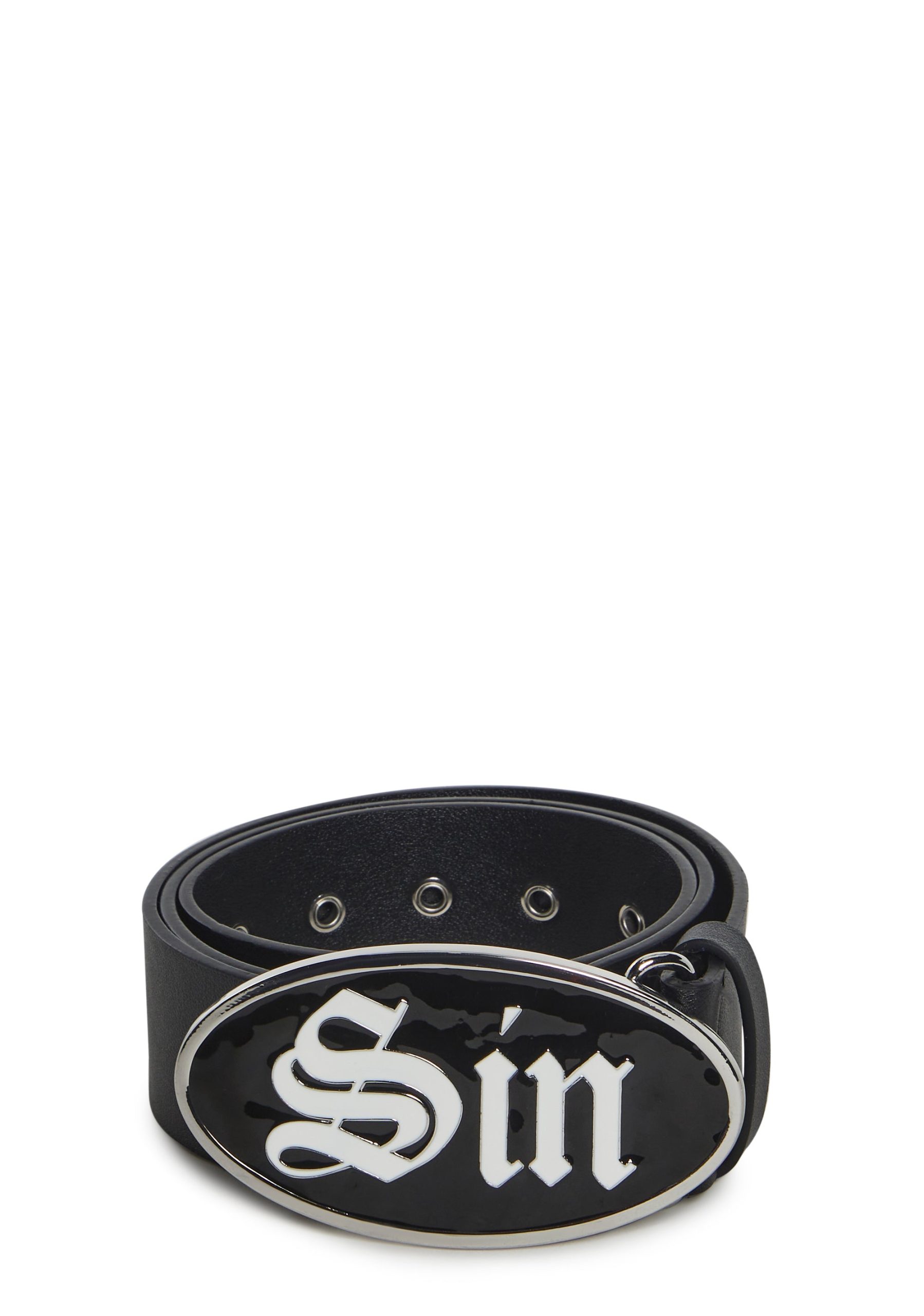 Sin Enamel Buckle Belt - Image 5