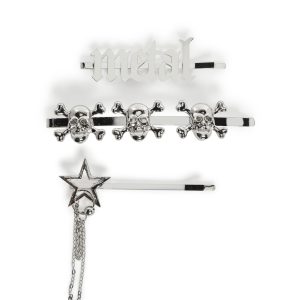 Rebel Metal Hair Clip Set