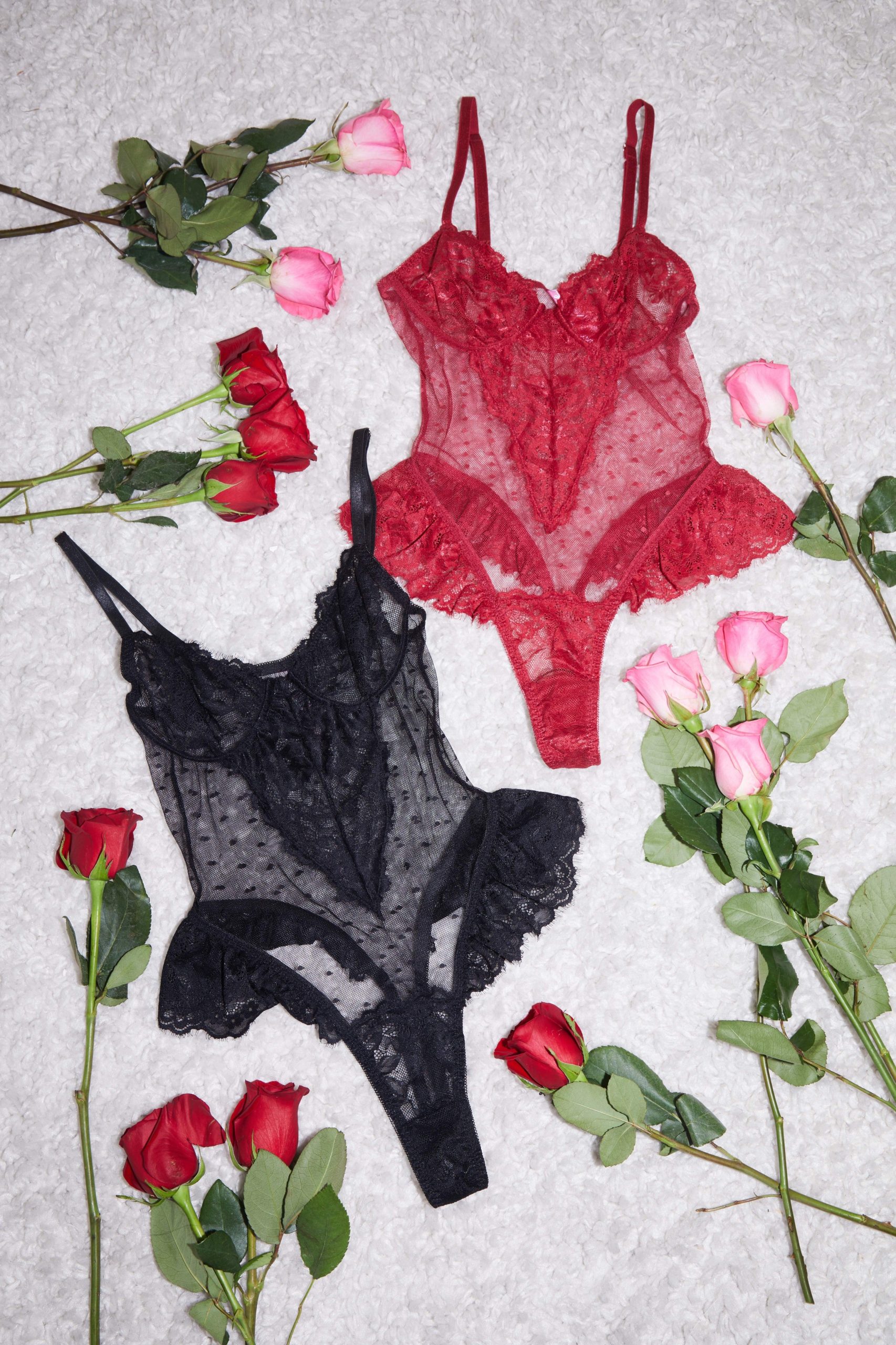 Wild Embrace Lace Bodysuit - Black - Image 6