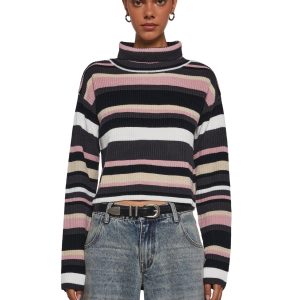 Cool Breeze Turtleneck Sweater - Pink