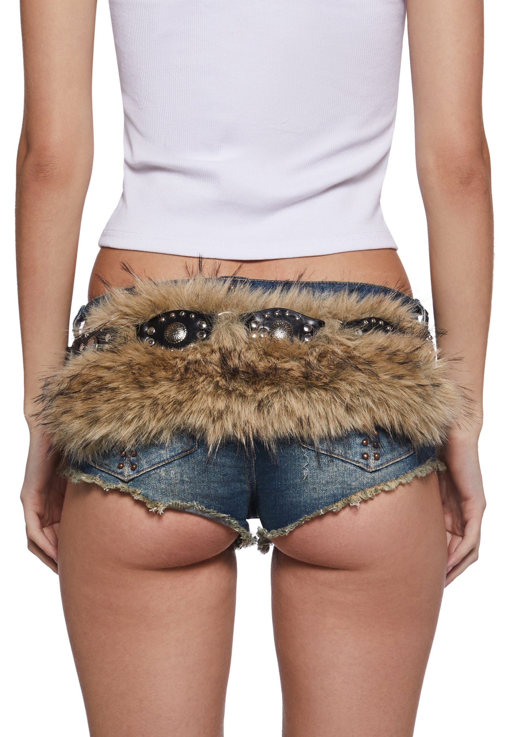 No Shade Studded Buckle Belt - Image 4