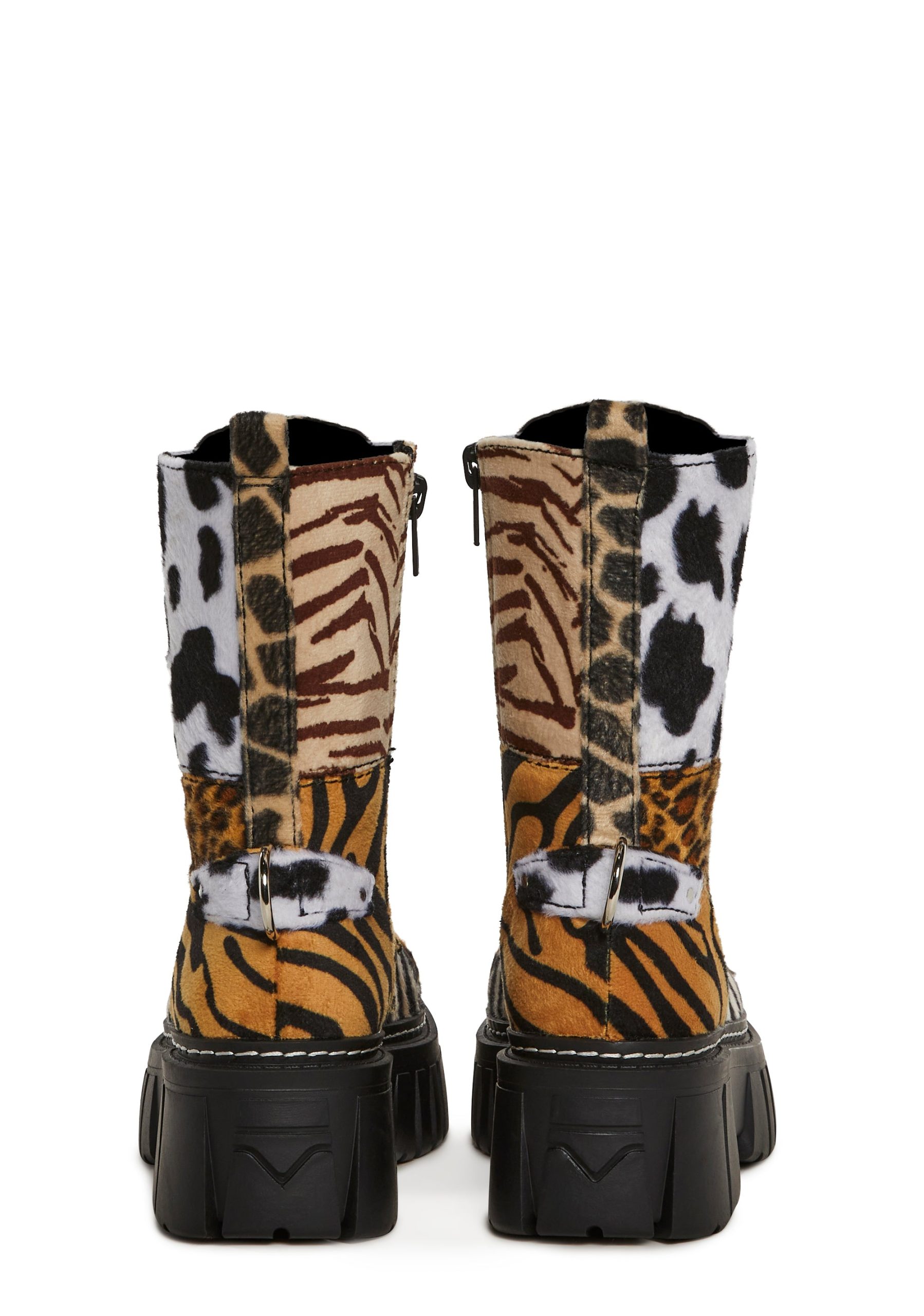 Party Animal Combat Boots - Multi - Image 3