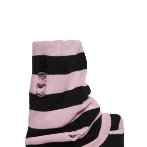 Snuggle Lifestyle Platform Boots - Striped