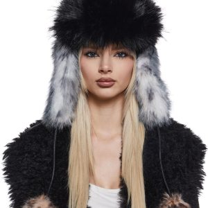 Popular Elite Faux Fur Hat - Multi