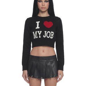 I Love My Job Knit Sweater