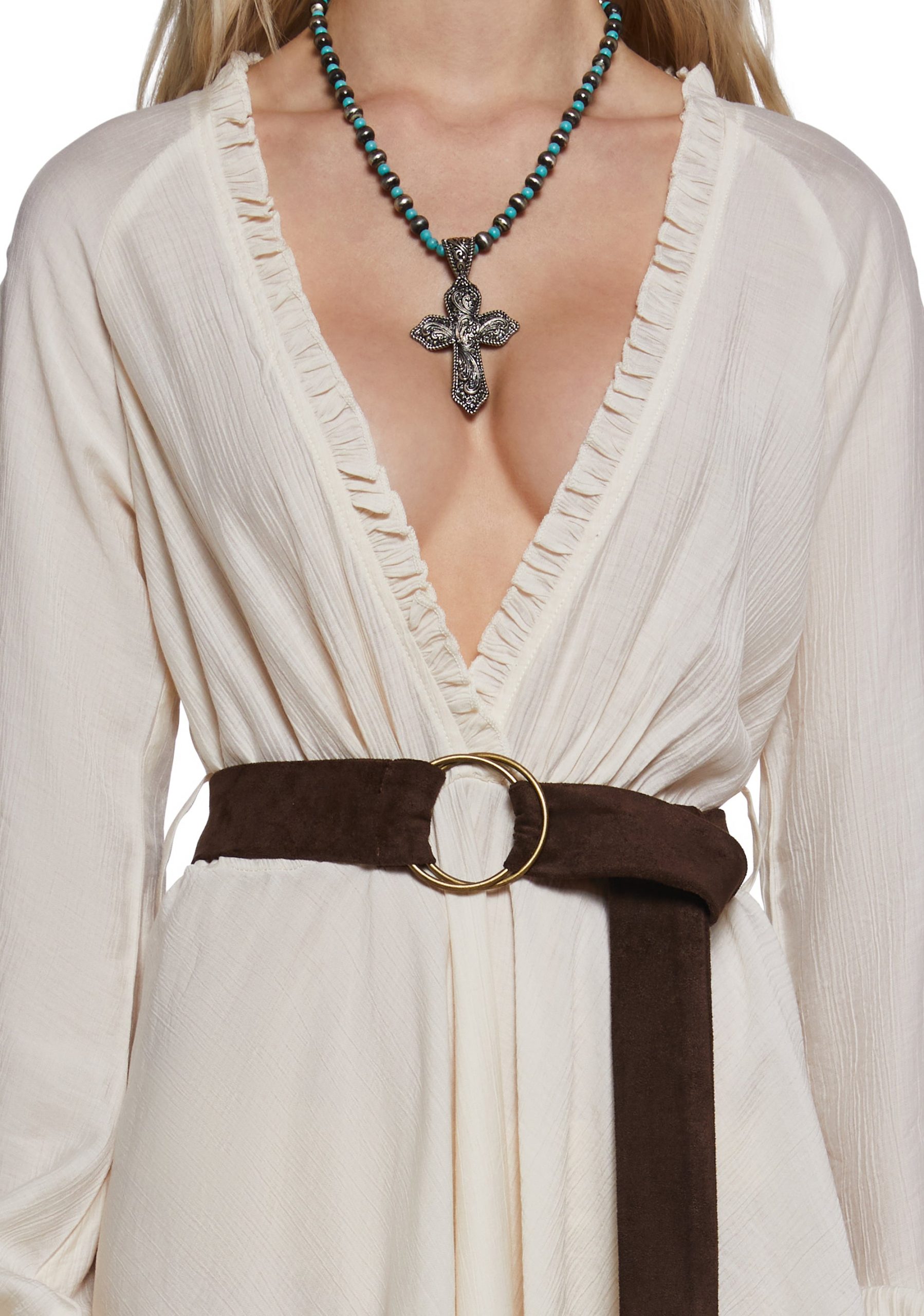 Alana Frills Wrap Dress - Image 5