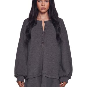 First Glances Trapeze Dress - Gray