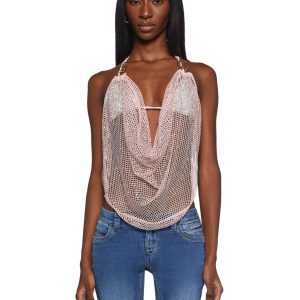 Dance Beats Cowl Top