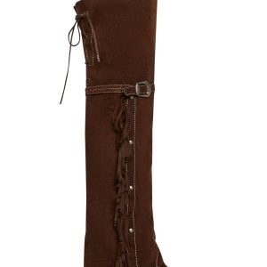Fringe Thigh High Boot