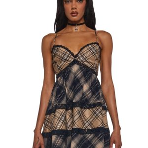 Falling Crush Baby Doll Dress