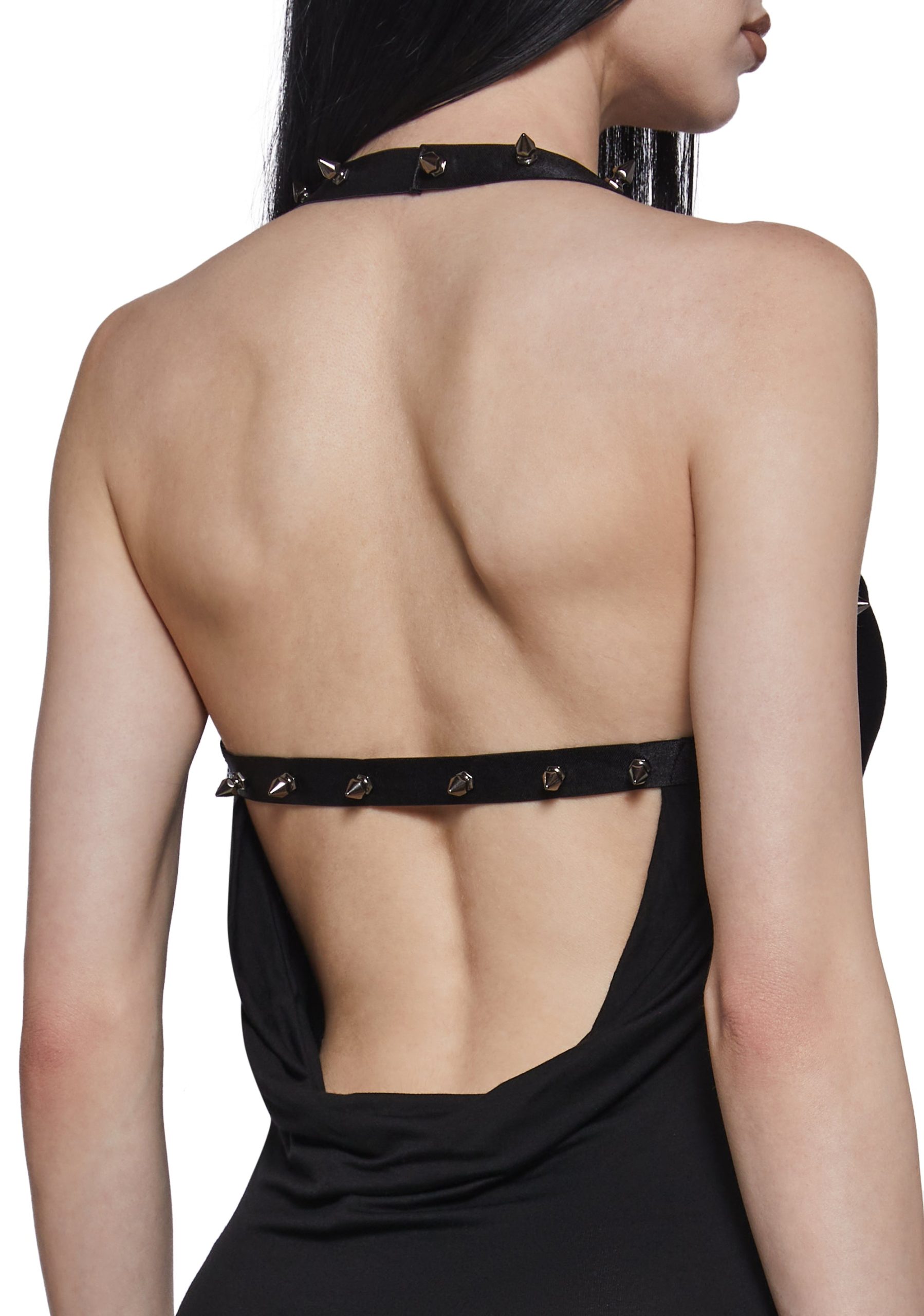 Gen Goth Halter Dress - Image 7