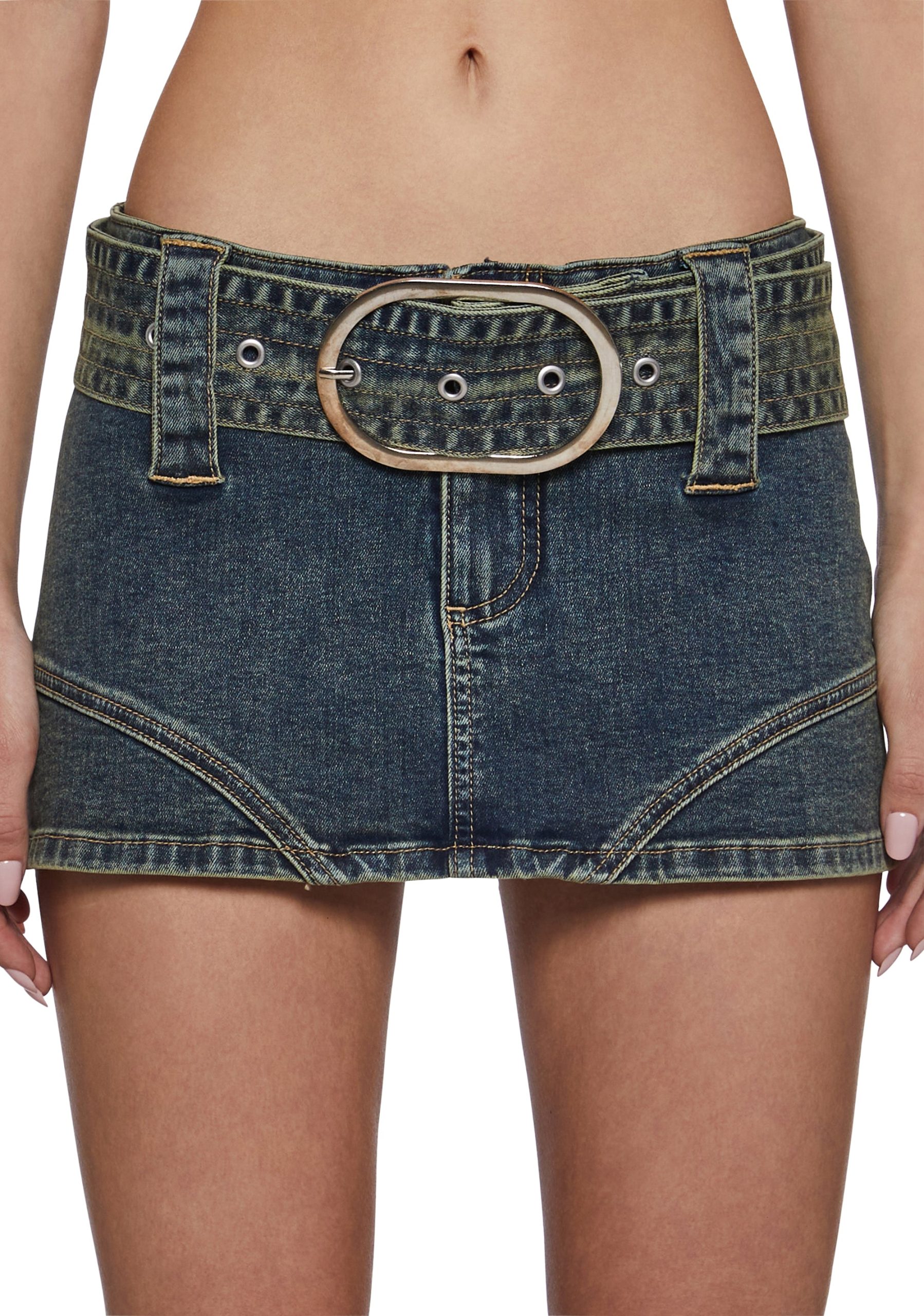 Norah Micro Skort - Denim - Image 5