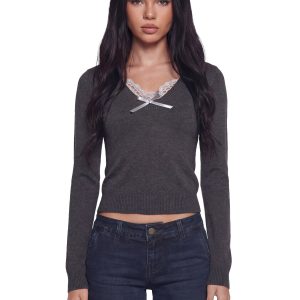Pretty And Petty Long Sleeve Top