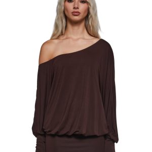 Milana Mini Dress - Brown