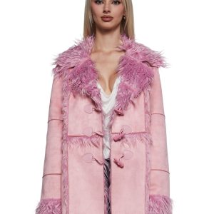 Secret Of Patience Toggle Jacket - Pink