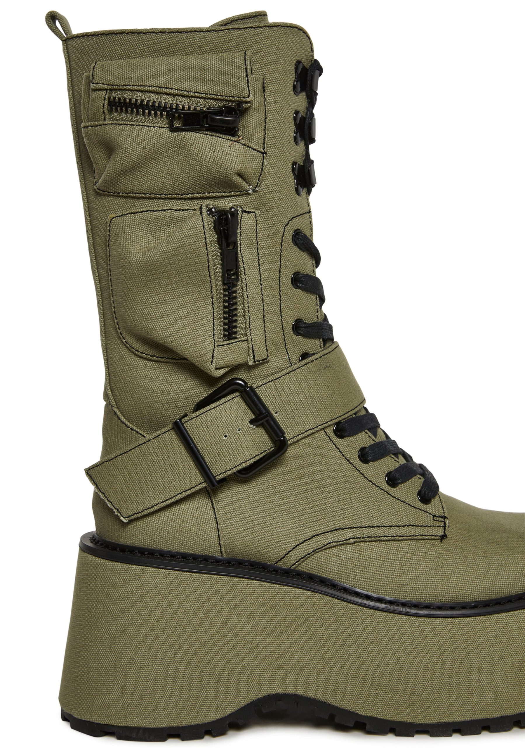Obsidian Platform Zip-Up Boots - Image 2