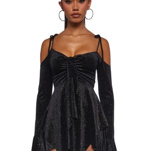F is For Fairies® Handkerchief Dress - Glitter Velour