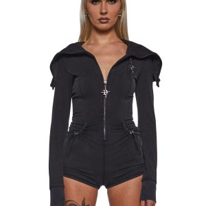 Ego Washed Knit Jersey Romper
