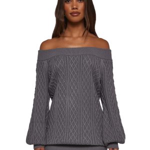Romantasy Sweater Mini Dress