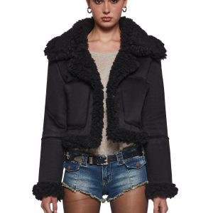 Shrouded Secrets Cropped Coat
