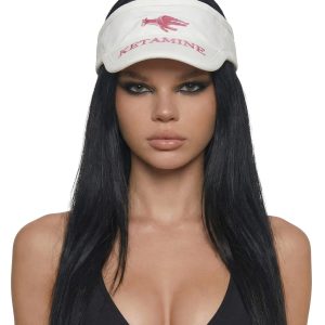 Keta Queen Visor - White