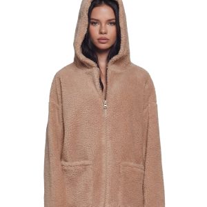 Labubu Sherpa Jacket - Beige