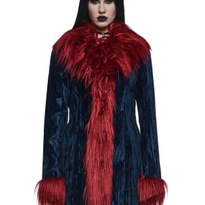 Art Magic Velvet Coat - Blue