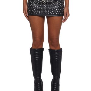 Live It Up Studded Mini Skirt