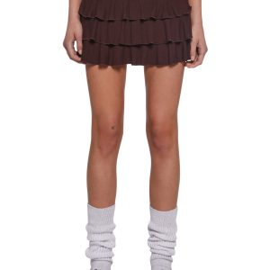 Study Sesh Ruffled Skirt