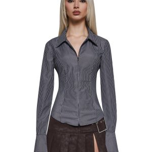 Pretty Trouble Poplin Blouse
