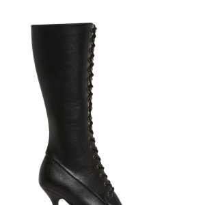 Tricks And Trials Lace Up Boots - Black