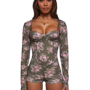 Beautiful Bloom Romper And Shrug Set