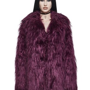 Grim Grace Shag Faux Fur Jacket