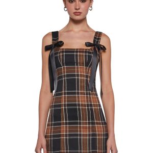 Pixie Stardust Mini Dress - Plaid