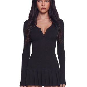 Class Dismissed Mini Dress - Black