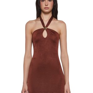 Too Many Dates Halter Dress