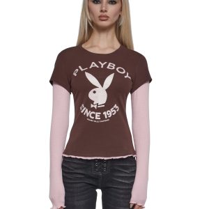 Bunny Twofer Long Sleeve Tee