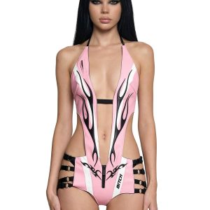 Racing Backless Body - Pink
