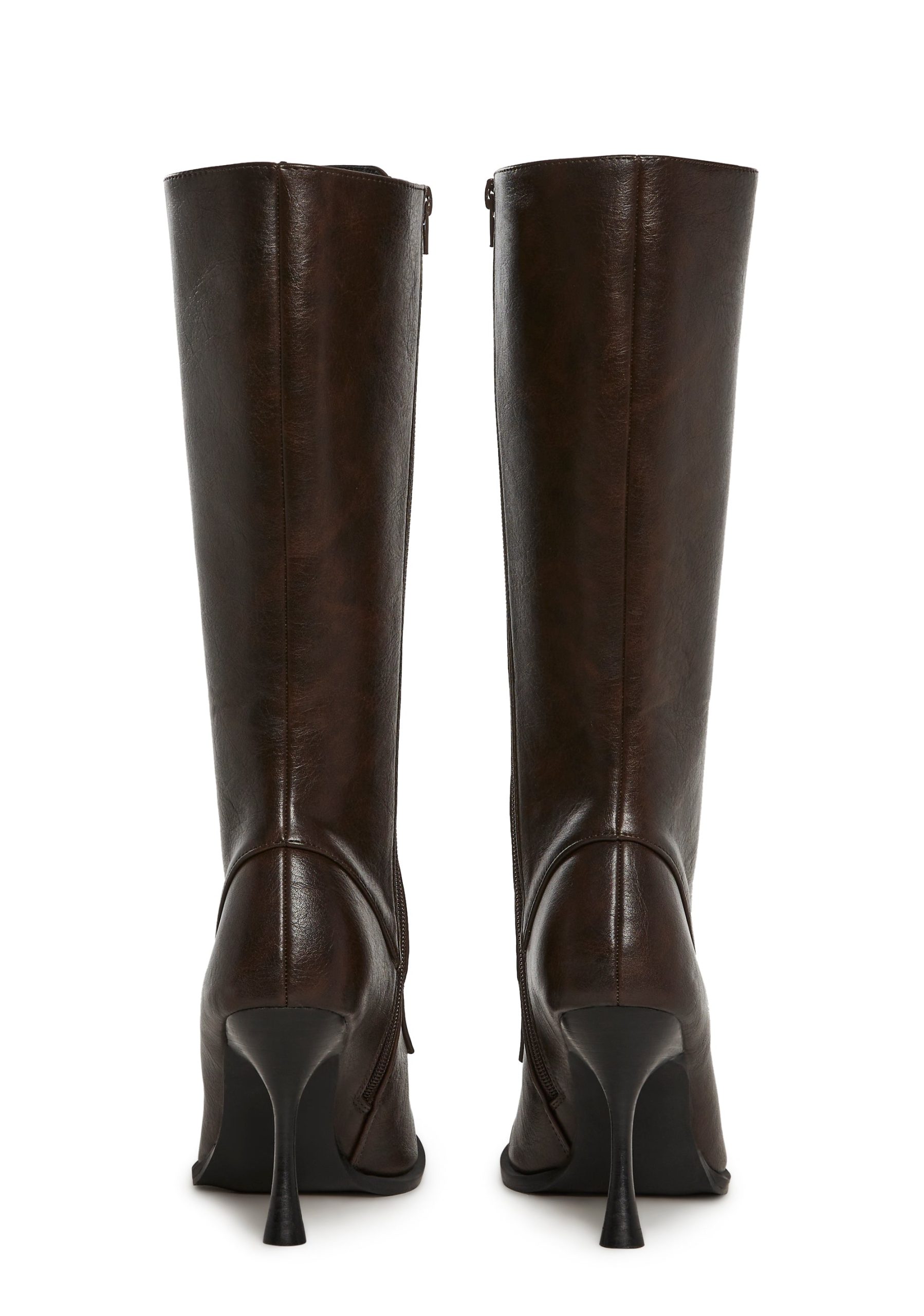Tricks And Trials Lace Up Boots - Brown - Image 4