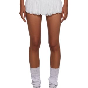 Fierce Flirt Lace Skirt - White