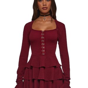 A Little Drama Mini Dress