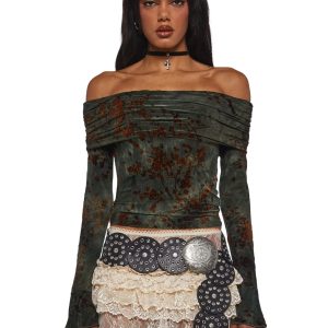 Unrivaled Charm Off The Shoulder Top