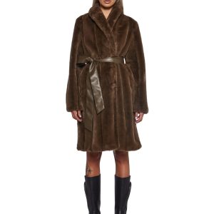 Signal Maxi Faux Fur Coat
