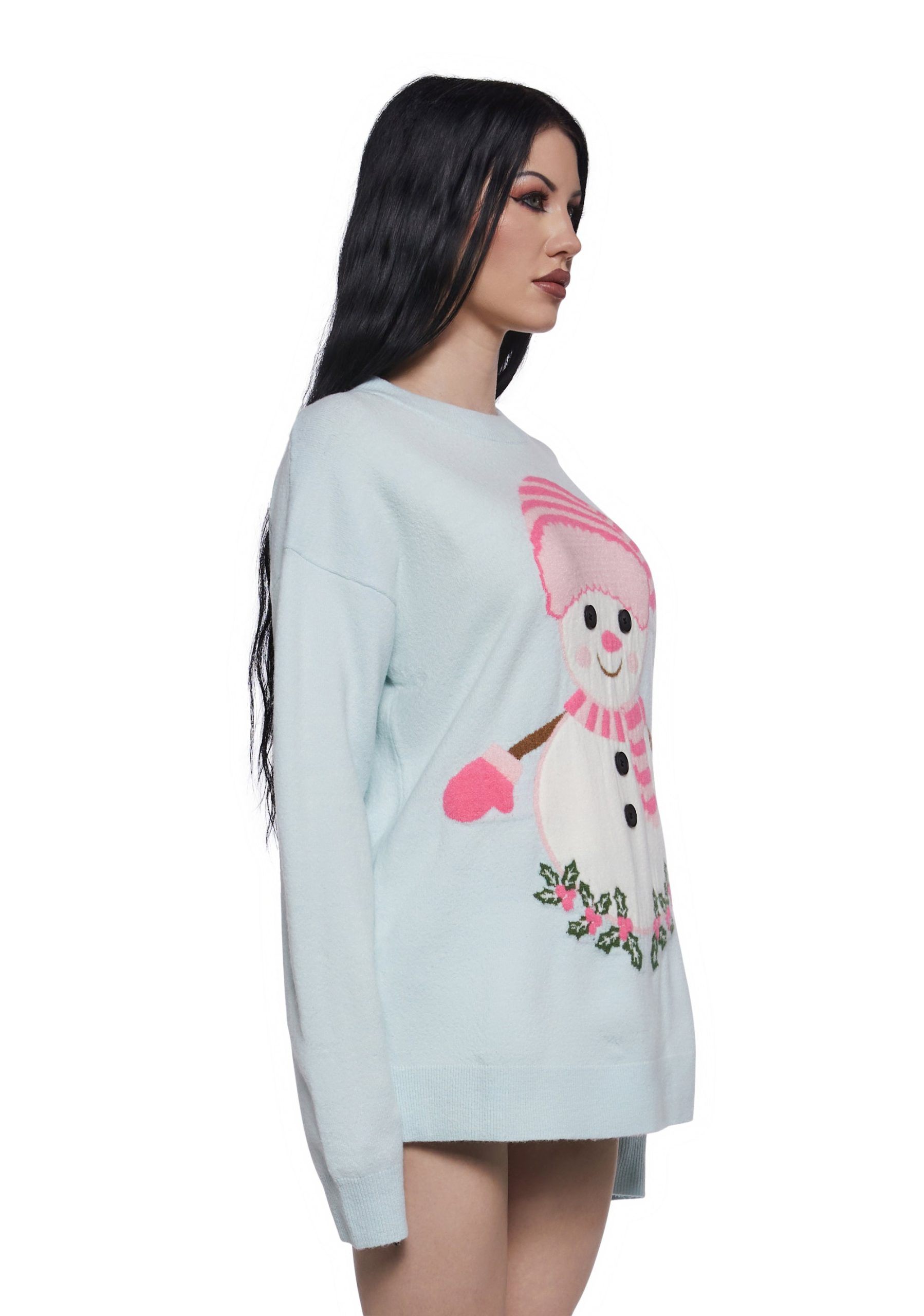 Frosty Dreams Intarsia Sweater - Image 3