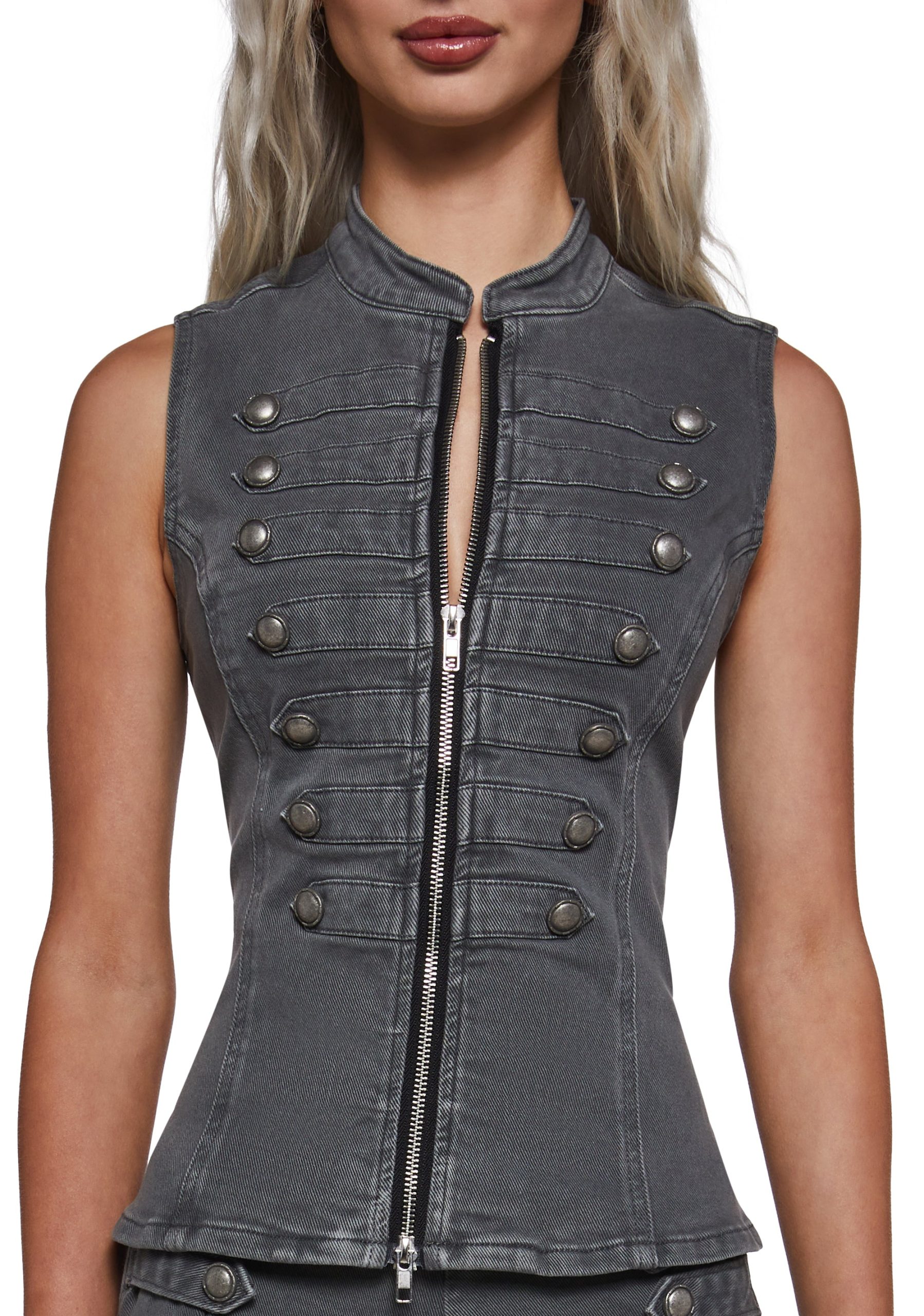 Cool Influence Peplum Vest - Image 5